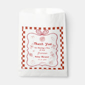 Special Delivery Pizza Baby Shower Party フェイバーバッグ (正面)