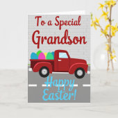 Special Delivery Truck Greeting Card カード (黄色い花)