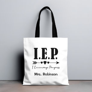 Special Ed IEP - 前進を促す先生へのギフト トートバッグ