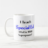 special ed teach コーヒーマグカップ (左)