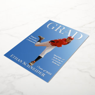 Special Edition College Graduation Announcement 箔招待状