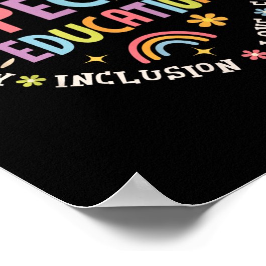 Special Education Squad Dream Team Sped Teacher Ap ポスター (角)