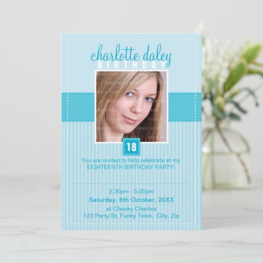 SPECIAL EVENT INVITES :: lovely square 7P 招待状 (スタンド正面)