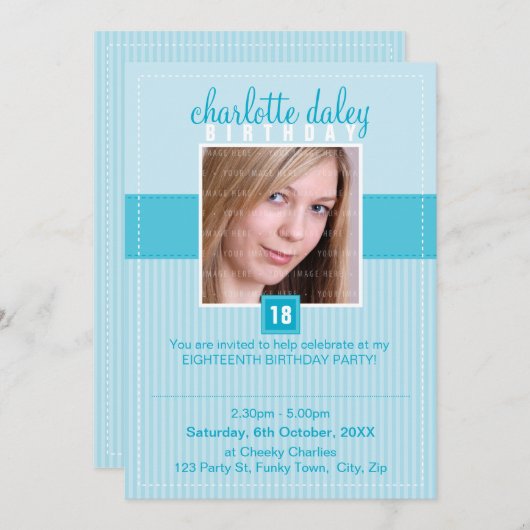 SPECIAL EVENT INVITES :: lovely square 7P 招待状 (正面/裏面)