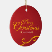 Special Family Christmas Circle Hanging Tag セラミックオーナメント (右)