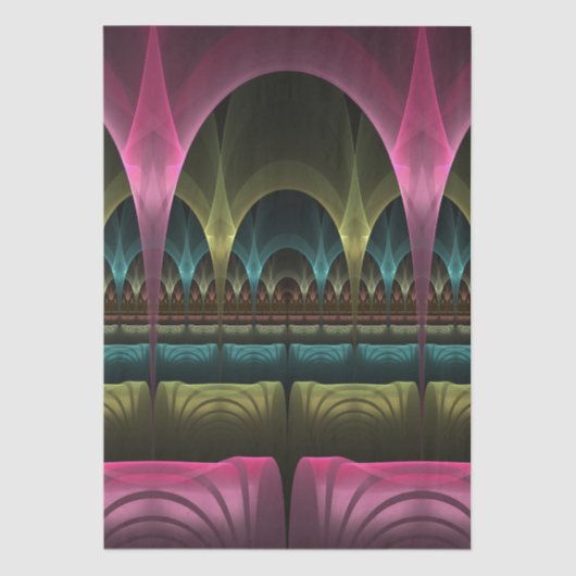 Special Fantasy Pattern Abstract Colorful Fractal 薄葉紙 (正面)