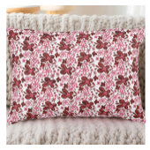 Special Floral Pattern with text アクセントクッション