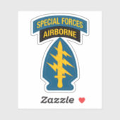 Special Forces insignia Airborne Tab シール (シート)