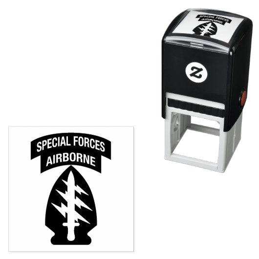 Special Forces insignia Airborne Tab セルフインキングスタンプ (インサイチュ)