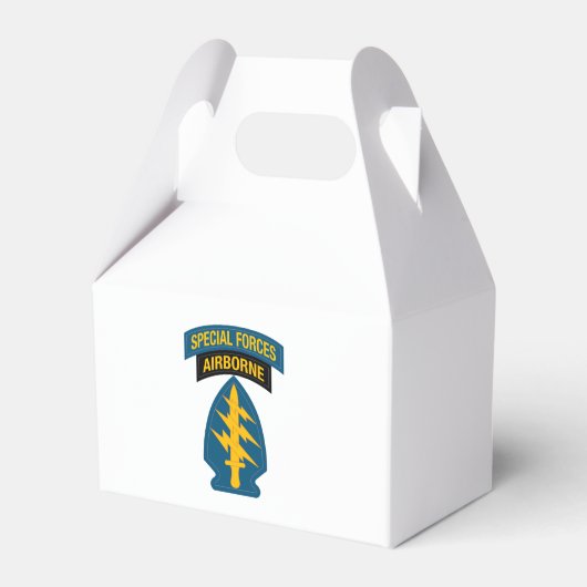 Special Forces insignia Airborne Tab フェイバーボックス (正面サイド)