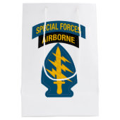 Special Forces insignia Airborne Tab ミディアムペーパーバッグ (裏面)
