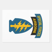 Special Forces insignia Airborne Tab ラッピングペーパーシート (正面)