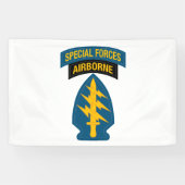 Special Forces insignia Airborne Tab 横断幕 (横)