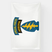 Special Forces insignia Airborne Tab 横断幕 (縦)