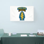 Special Forces insignia Airborne Tab 横断幕 (トレードショー)