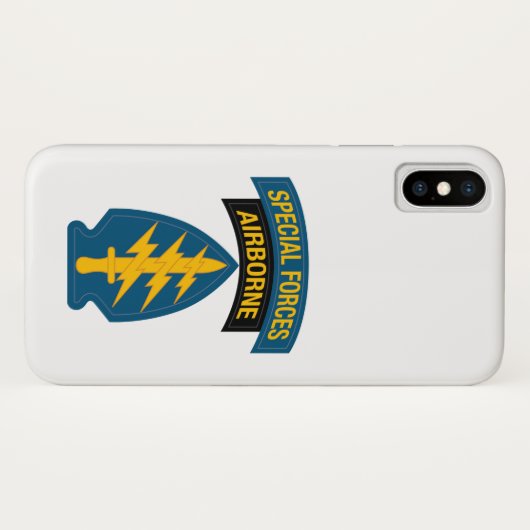 Special Forces insignia Airborne Tab Case-Mate iPhoneケース (裏面(横))