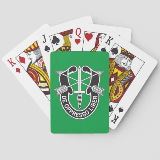 Special Forces Playing Cards トランプ (裏面)
