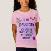 Special gift for daughters tシャツ (正面)