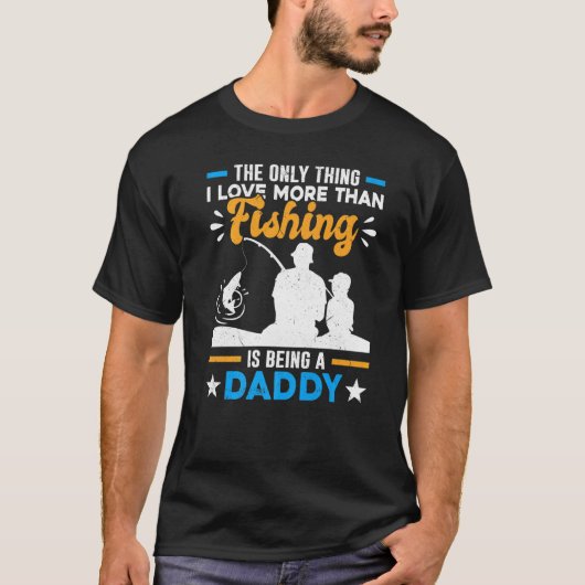 Special Grandpa Dad More Than Love Fishing Is Bein Tシャツ (正面)