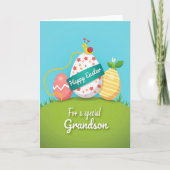 Special Grandson Easter Card カード (正面)