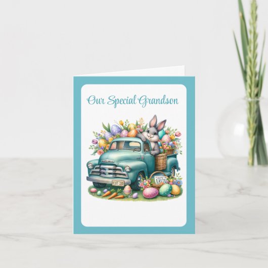 Special Grandson Easter Card シーズンカード (正面)