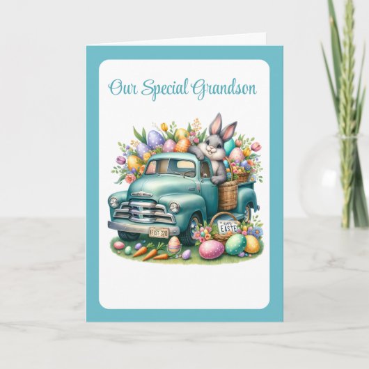 Special Grandson Easter Card シーズンカード (正面)