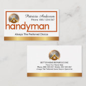 Special Handyman Frame Home Repairs 名刺 (正面/裏面)