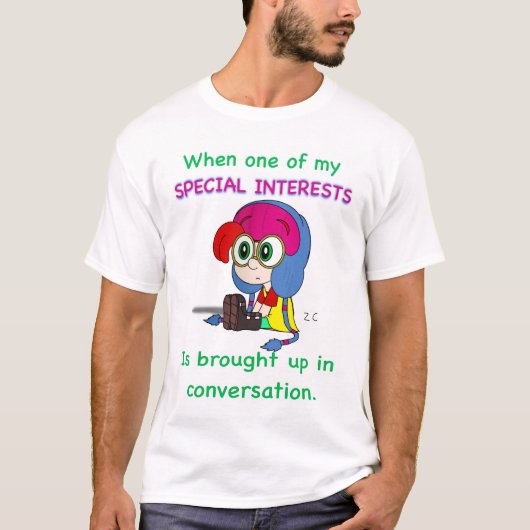 Special interests shirt tシャツ (正面)