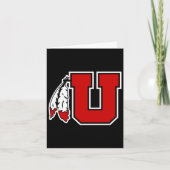 Special Logo Utah Utes Sticker カード (正面)