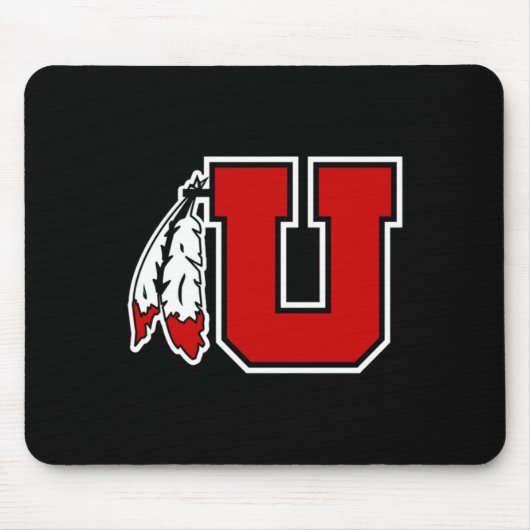 Special Logo Utah Utes Sticker  マウスパッド (正面)