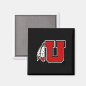 Special Logo Utah Utes Sticker  マグネット (正面/裏面)