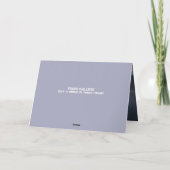 SPECIAL MOM & DAD CHRISTMAS CARD サンキューカード (裏面)