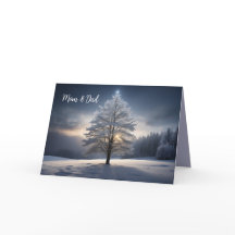 SPECIAL MOM & DAD CHRISTMAS CARD