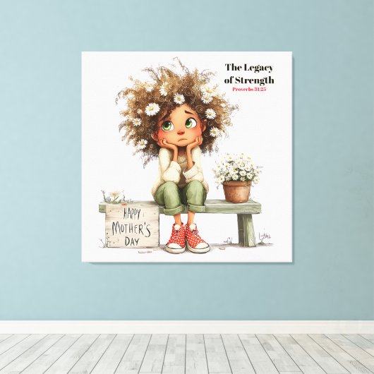 Special Mom (Keepsake) キャンバスプリント (インサイチュ (ウッドフロア))