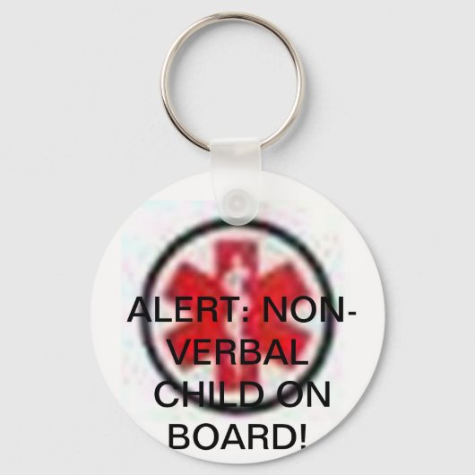SPECIAL NEEDS CHILD ON BOARD KEYCHAIN! キーホルダー (正面)