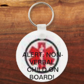 SPECIAL NEEDS CHILD ON BOARD KEYCHAIN! キーホルダー (正面)