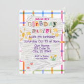 Special Note, Cute Birthday Party 招待状 (スタンド正面)