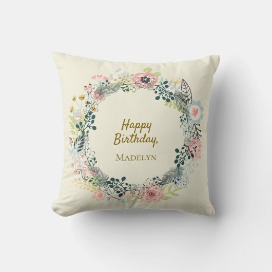 Special Occasions Birthday Anniversary Customize クッション (正面)