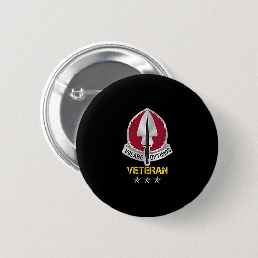 Special Operations Aviation Command Logo Veteran P 缶バッジ (正面&裏面)