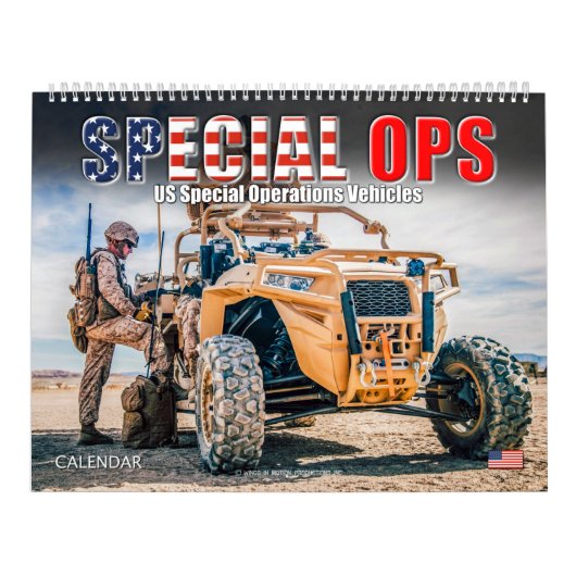 SPECIAL OPS – 米国特殊運転車 カレンダー (カバー)