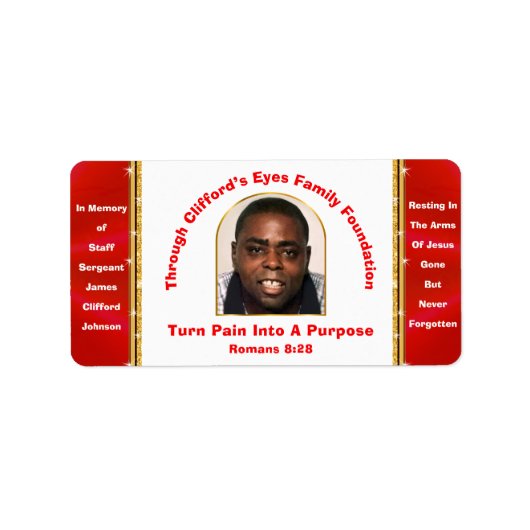 Special Order, Address Labels Clifford's Eyes ラベル (正面)