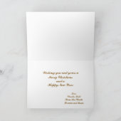 Special Order for Charlie B Folded Holiday Card シーズンカード (内部)
