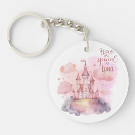 Special Palace Pink Cloudのカスタマイズ可能 キーホルダー