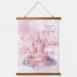 Special Palace Pink Cloudのカスタマイズ可能 吊り下げ型タペストリー
