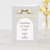 Special! Personalized Engagement Card カード (黄色い花)