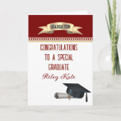 Special! Personalized graduation Card カード (正面)