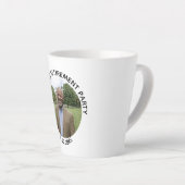 Special Photo Elegant Retirement Party カフェラテマグ (右アングル)