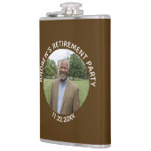 Special Photo Elegant Retirement Party フラスク (左)