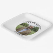 Special Photo Elegant Retirement Party ペーパープレート (傾斜あり)