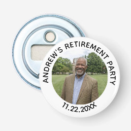 Special Photo Elegant Retirement Party 栓抜き